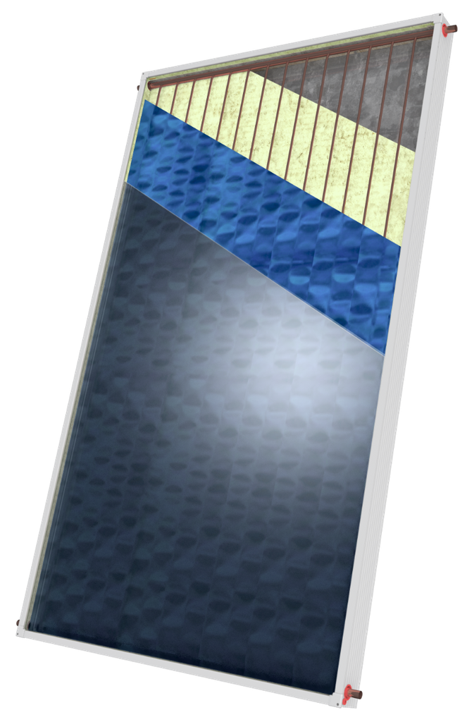 KIT SOLARE TERMICO 250 LT S-FLAME 3,02 MQ STAFFA UNIVERSALE 