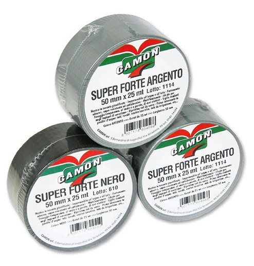 NASTRO SUPERFORTE TELATO 25X50NERO