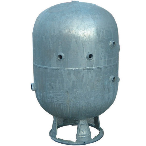 SERBATOIO ZINCATO VERTICALE S/C TIPO BASSO LT 100-ELBI