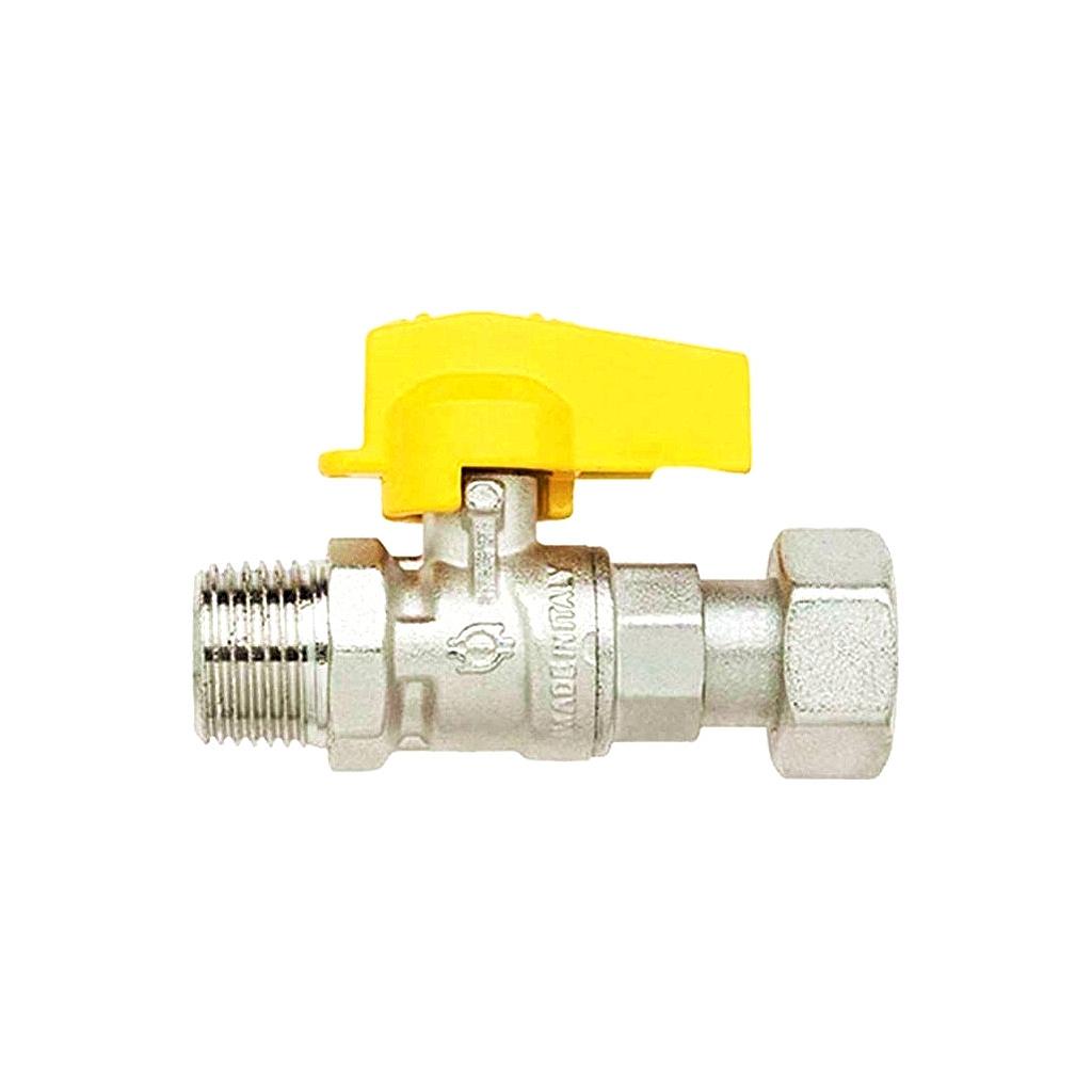RUBINETTO GAS DIRITTO M GIRELLO 1/2X1/2