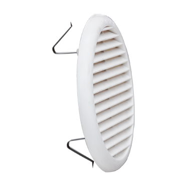 GRIGLIA TONDA CON MOLLA 200 BIANCA