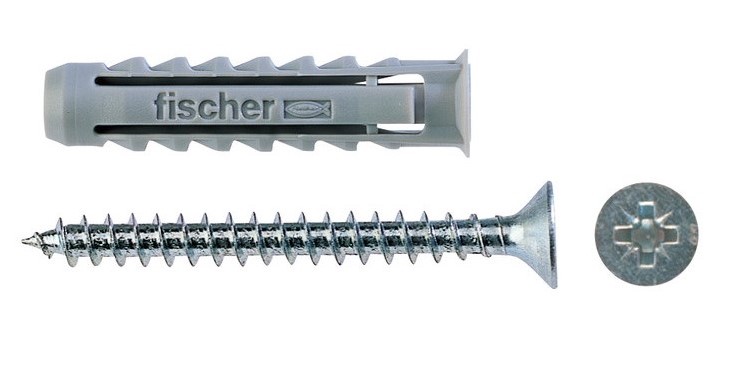 TASSELLO CON VITE ACCIAIO SX PLUS 10x50 S