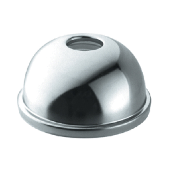 ROSONE PER CURVA SOTTOLAVABO CROMATO  D.10