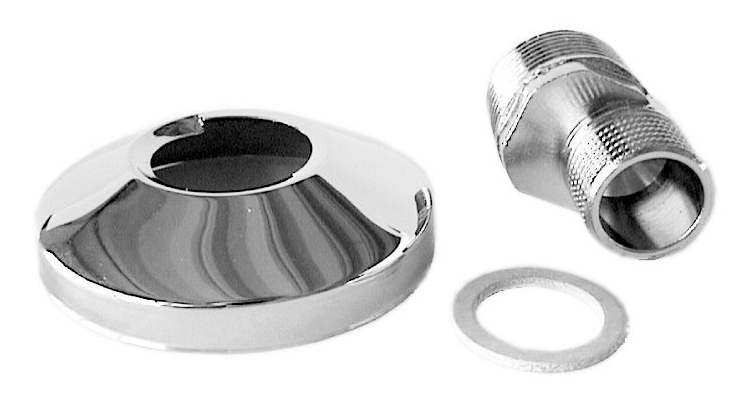RACCORDO ECCENTRICO 1/2X3/4 CON SPOSTAMENTO 25MM CROMATO