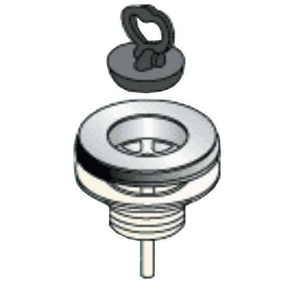 PILETTA FIRE-CLAY 1"1/2 CON TAPPO MANIGLIA