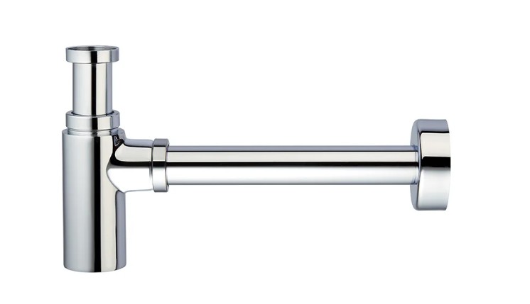 SIFONE LAVABO MELANIA TUBO D.32  CM25  1"1/4 CROMO