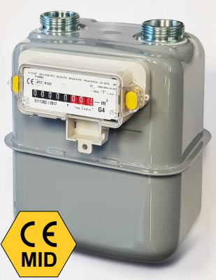 CONTATORE PER GAS GPL 3/4 MOD. UGI G2,5