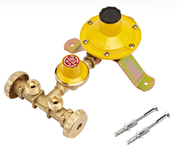 MINI CENTRALINA DOPPIO STADIO CON RIDUTTORE AP12KG+REGOLATORE 4KG