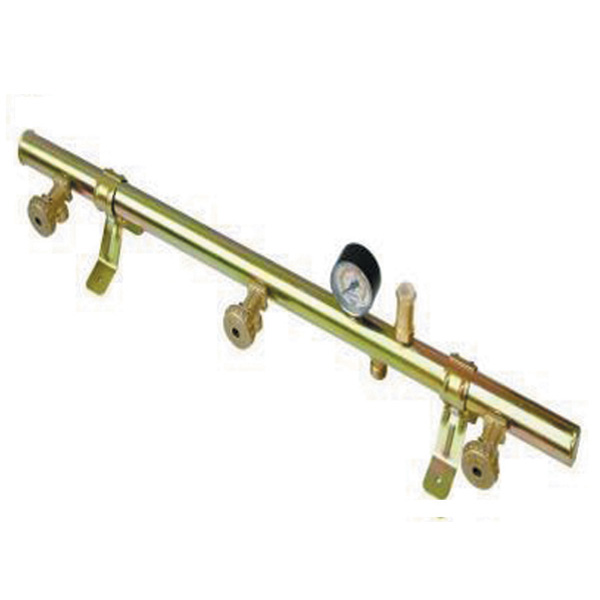 CENTRALINA 3 ATTACCHI CON VALVOLA  E MANOMETRO