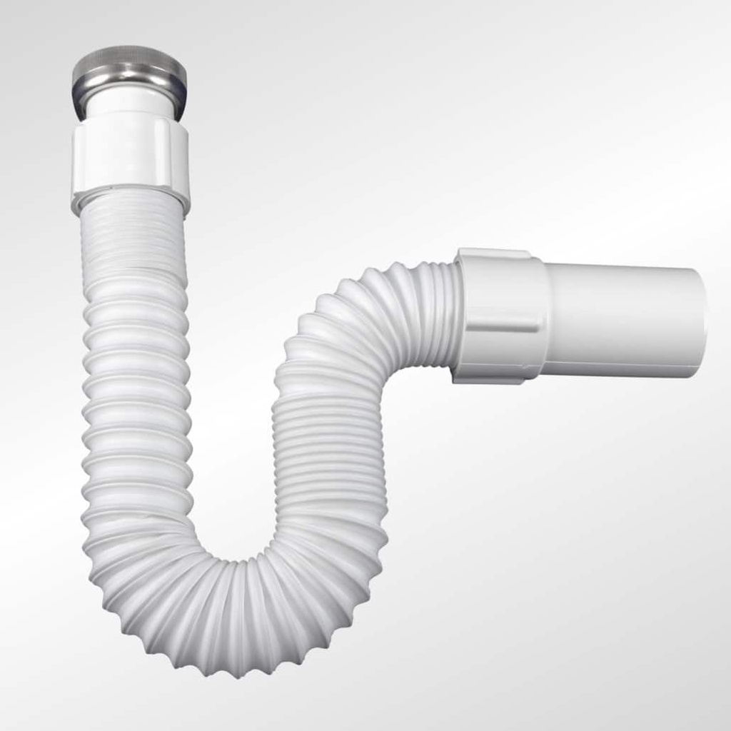 TUBO ESTENSIBILE SCARICO 1"X32X70 REC CON SPIRALE METALLICA