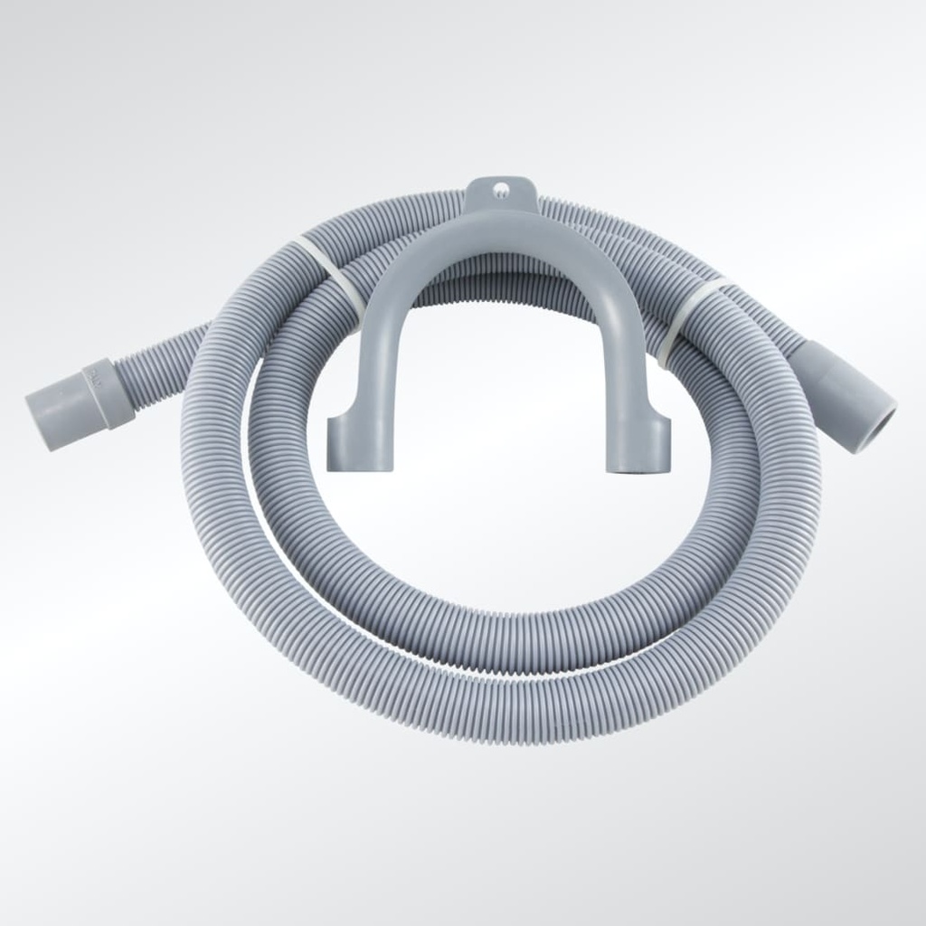 TUBO SCARICO LAVATRICE CON CURVA cm300