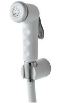 KIT DOCCETTA SHUT-OFF ABS BIANCO - FLESSIBILE CM. 120