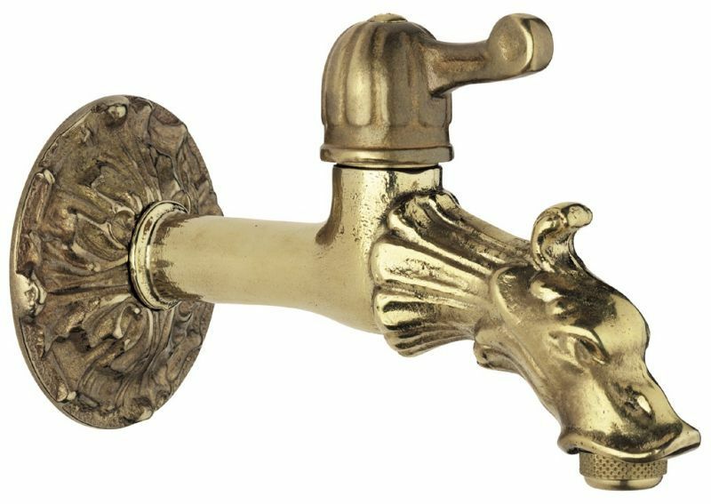 RUBINETTO ARTISTICO A SFERA CON ROSETTA 1/2"