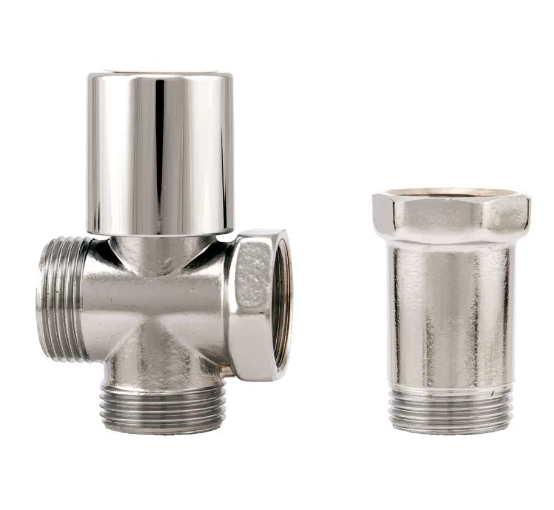 DISTANZIATORE A GRUPPI CON RUBINETTO ATTACCO LAVATRICE 2PZ 3/4