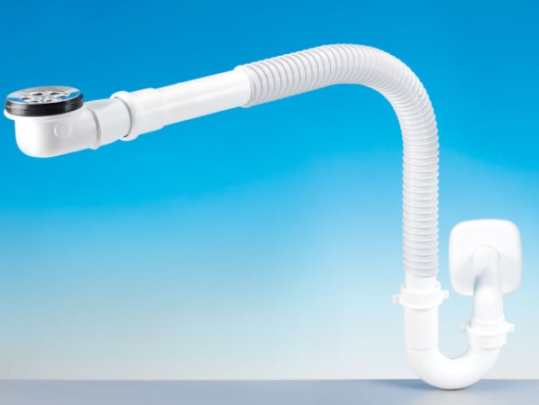 SIFONE PER LAVABO DISABILI D.40 CON GRIGLIA