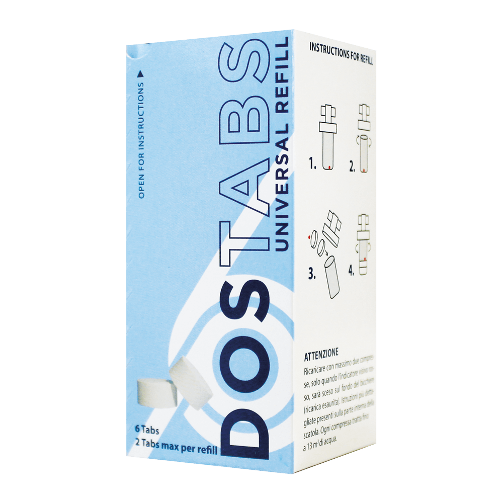DOSTABS RICARICA UNIVERSALE POLIFOSFATO 6P/80M