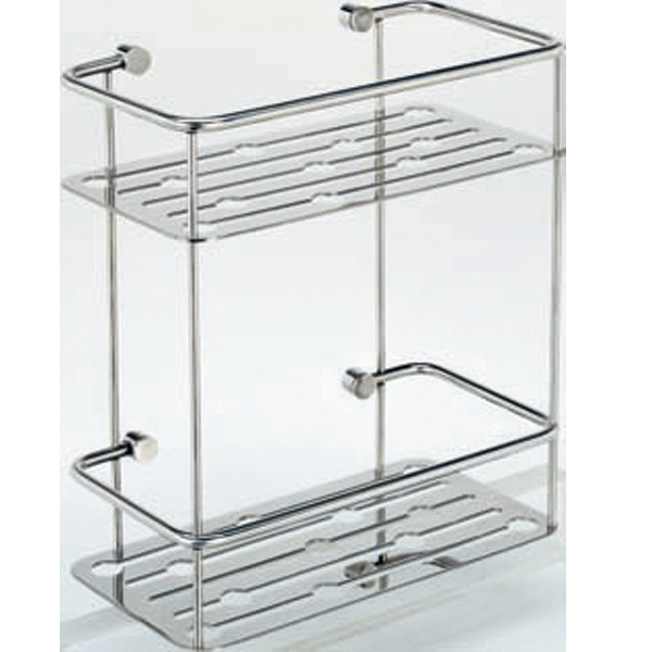 CESTELLO DOPPIO DOCCIA ACCIAIO INOX