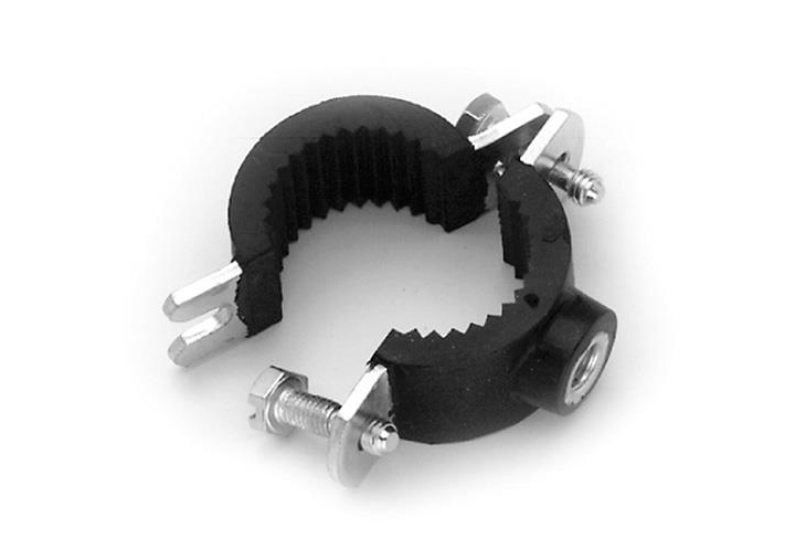 COLLARE CON GUARNIZIONE SENZA VITE E TASSELLO 3/4" ZINCATO