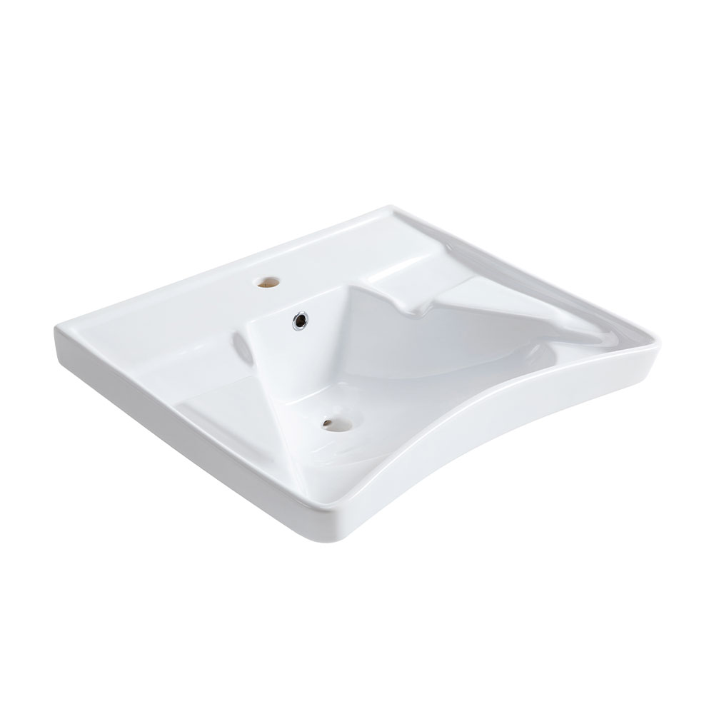 LAVABO ERGO 66,5 CON APPOGGIAGOMITI