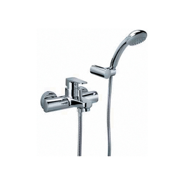 MISCELATORE VASCA CON DUPLEX+DOCCETTA TRIESTE CROMATO