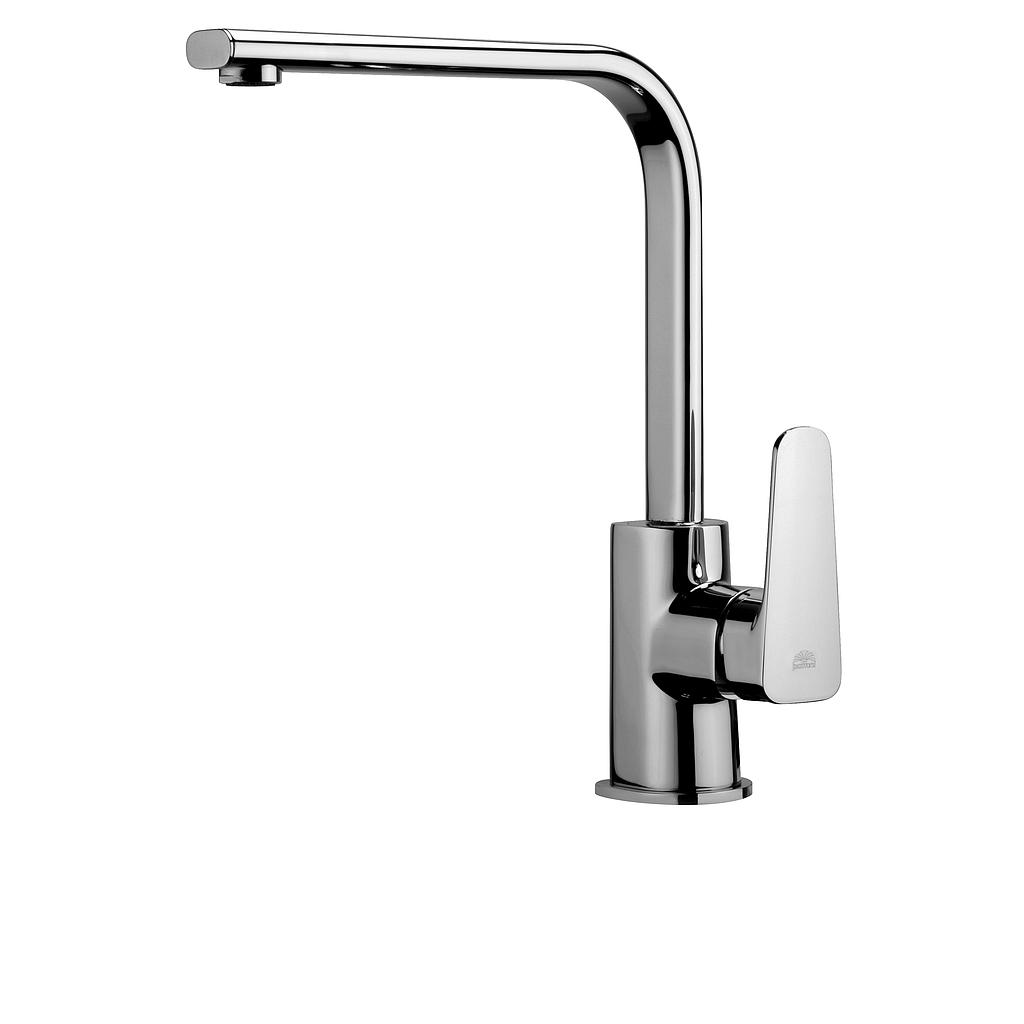 MISCELATORE LAVELLO CON ALTA PIATTA CROMATA  SLY
