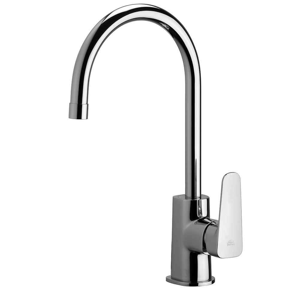 MISCELATORE LAVELLO CON TONDA OMBRELLO CROMATO  SLY