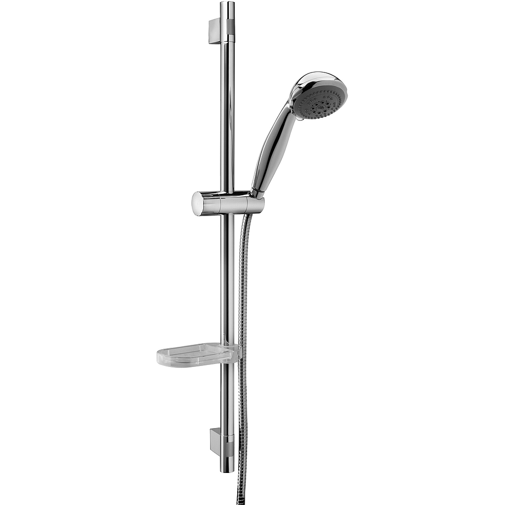 SALIESCENDI QUEEN CON PORTSAPONE  ASTA L.73CM+ DOCCIA QUEEN ABS 4 GETTI