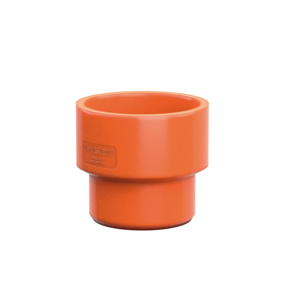 RIDUZIONE CONICA CONCENTRICA D160/140 ROSSO