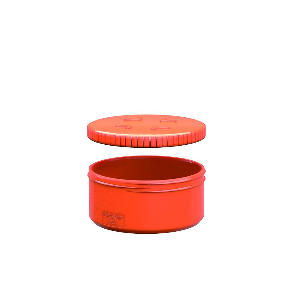 TAPPO A VITE PER ISPEZIONE D100 ROSSO