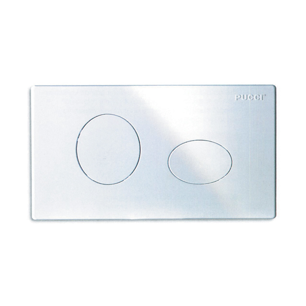 PLACCA 2018 CON TELAIO INCASSO ELLISSE ECO BIANCO