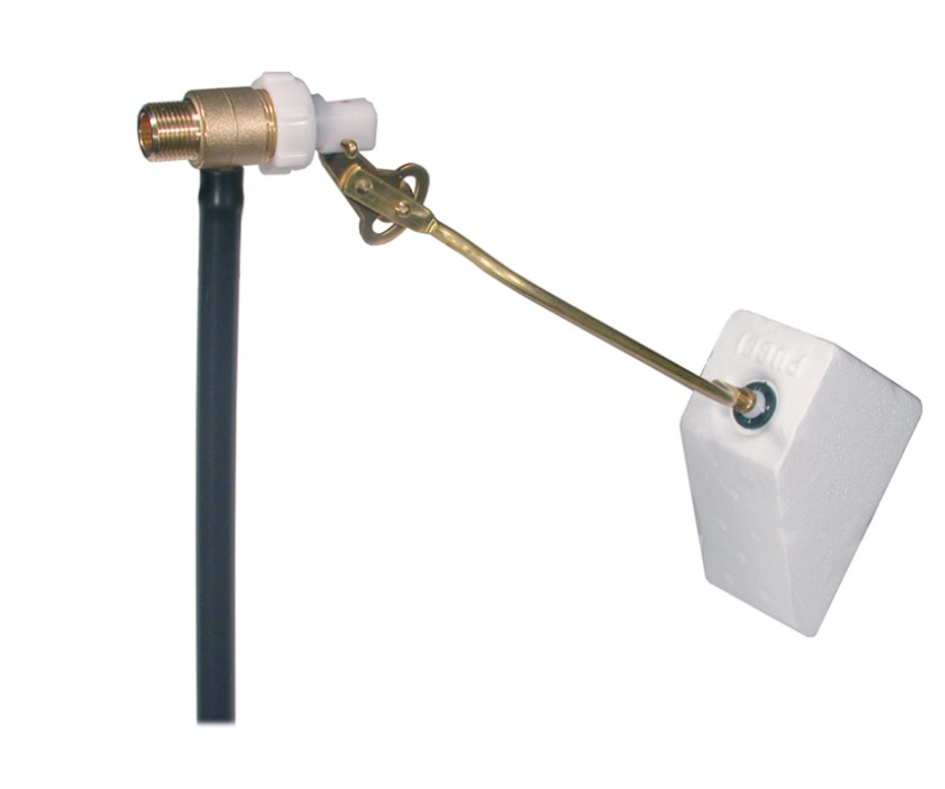 GALLEGGIANTE  COMPLETO ATTACCO LATERALE PER CASSETTA  RAME