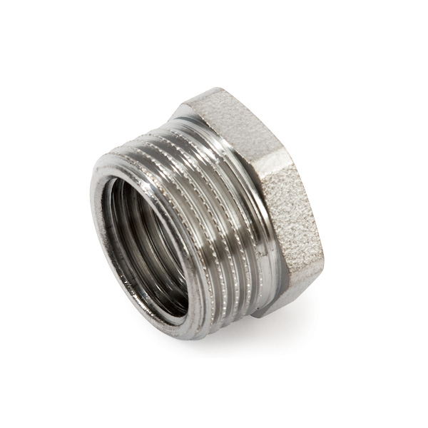 RIDUZIONE OTTONE CROMATO 1"X3/4"
