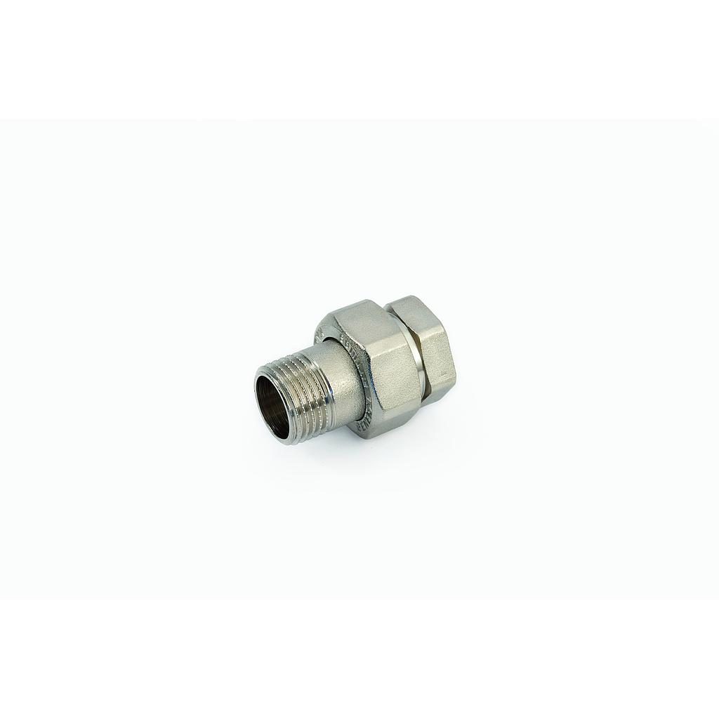 RACCORDO DRITTO 3PZ MF 3/4" CROMATO