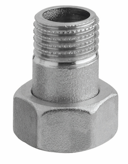 CODOLO CON CALOTTA CROMATO 1/2"X1/2"