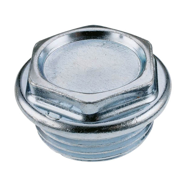 TAPPO CIECO 1" DX F48 ZINCATO