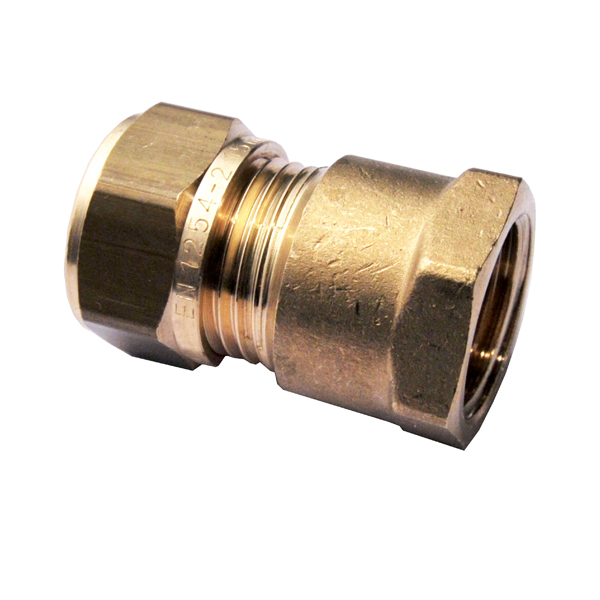 RACCORDO FEMMINA OGIVA OTTONE 1"X22-1102