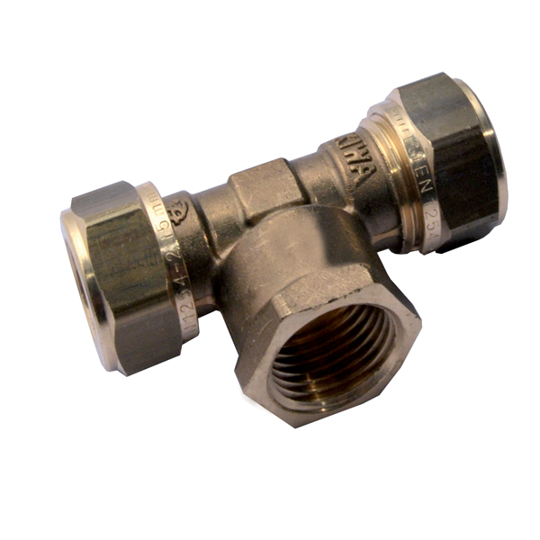 TEE FEMMINA CON OGIVA OTTONE12X1/2X12-1109