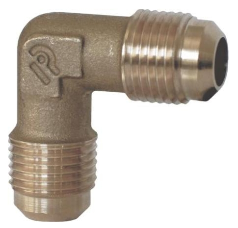 GOMITO 90° DOPPIA CARTELLA MM 1/2" GIALLO