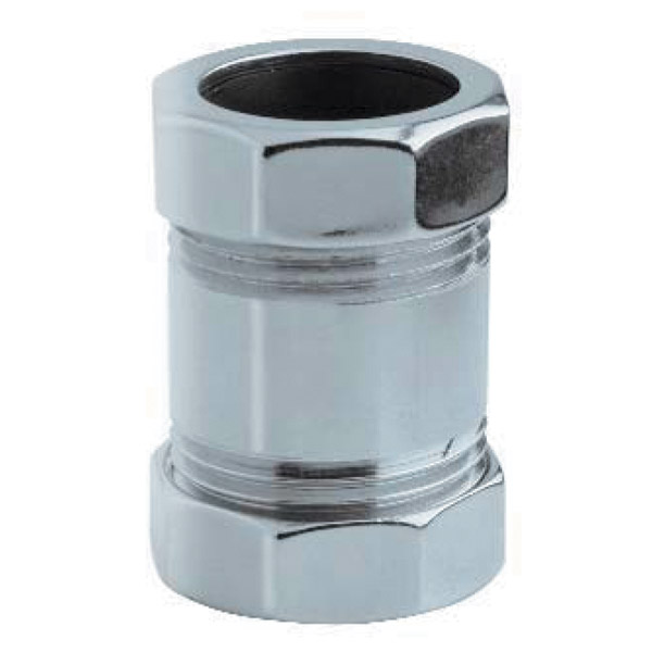 MANICOTTO PER TUBO SIFONE D.26 CROMATO