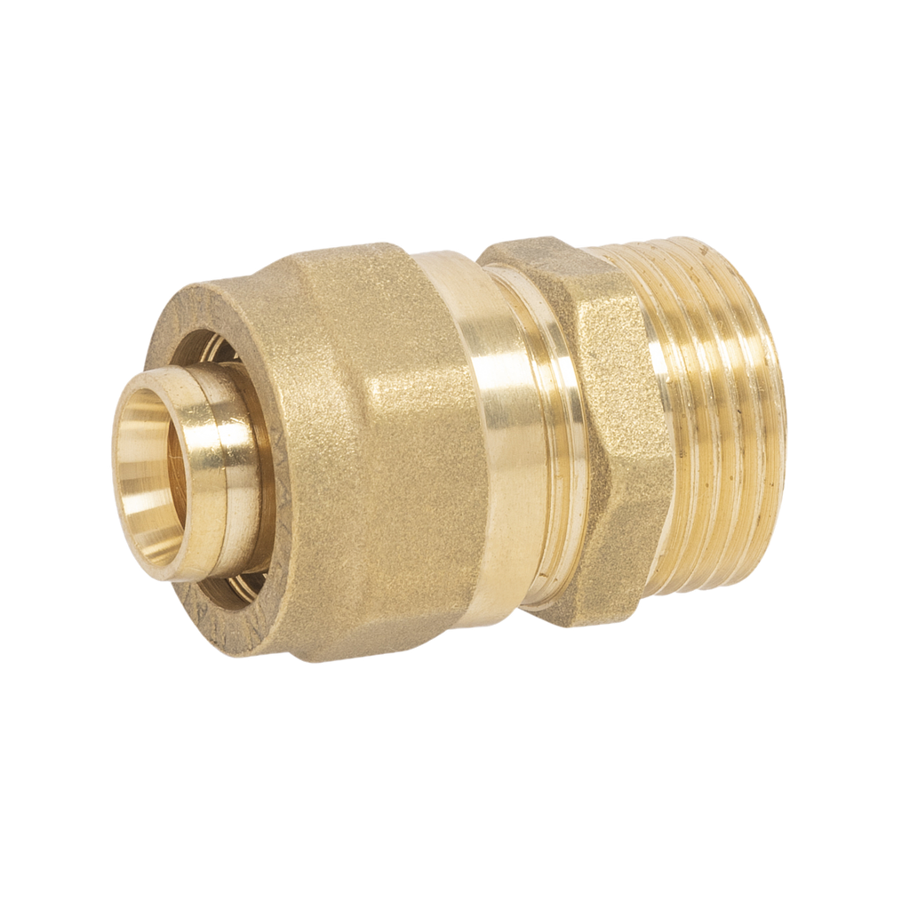 RACCORDO MASCHIO MULTISTRATO CON INSERTO ESTRAIBILE 1/2X16 2MM