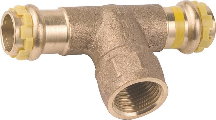 TEE FEM BRONZO PRESSARE X GAS D18X1/2X18