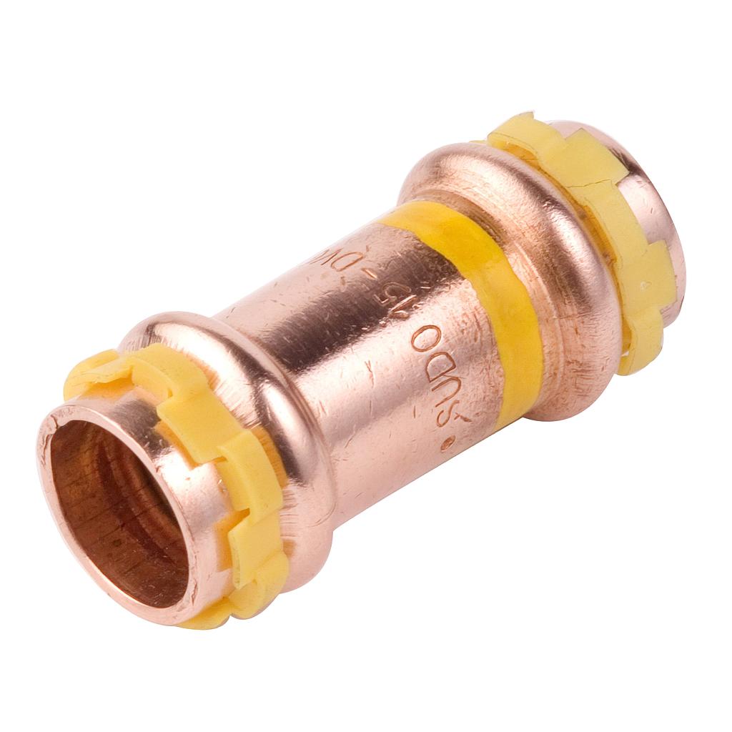 MANICOTTO CON BATTENTE FF RAME PRESSARE X GAS D22