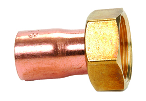 RACCORDO GIRELLO RAME SALDARE FF 18X3/4 CON CODOLO