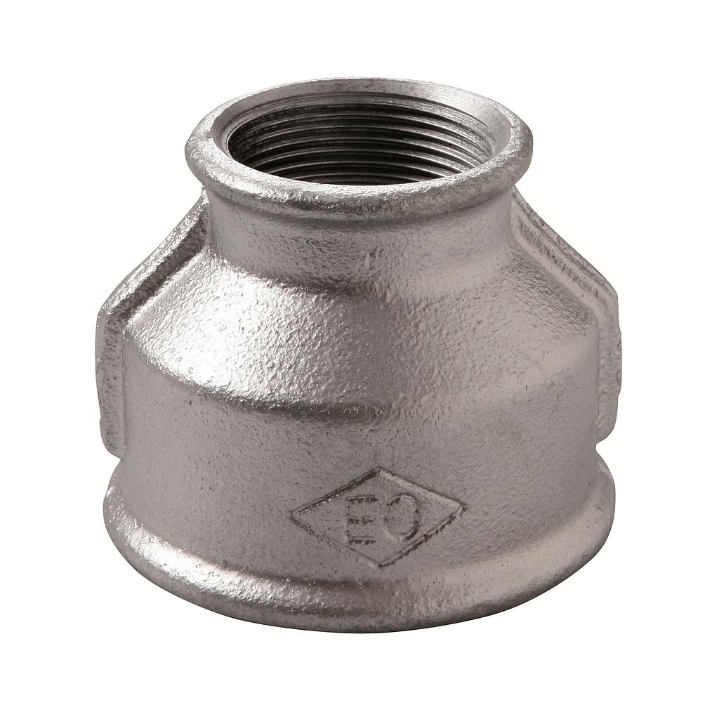 MANICOTTO RIDOTTO FEMMINA/FEMMINA 1"x3/4" ZINCATO