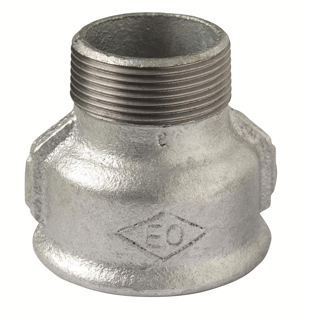 MANICOTTO RIDOTTO MASCHIO/FEMMINA 1"1/2x1"1/4 ZINCATO