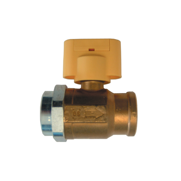 VALVOLA SFERA DRITTA+PRESA PRESSIONE DN25 3/4