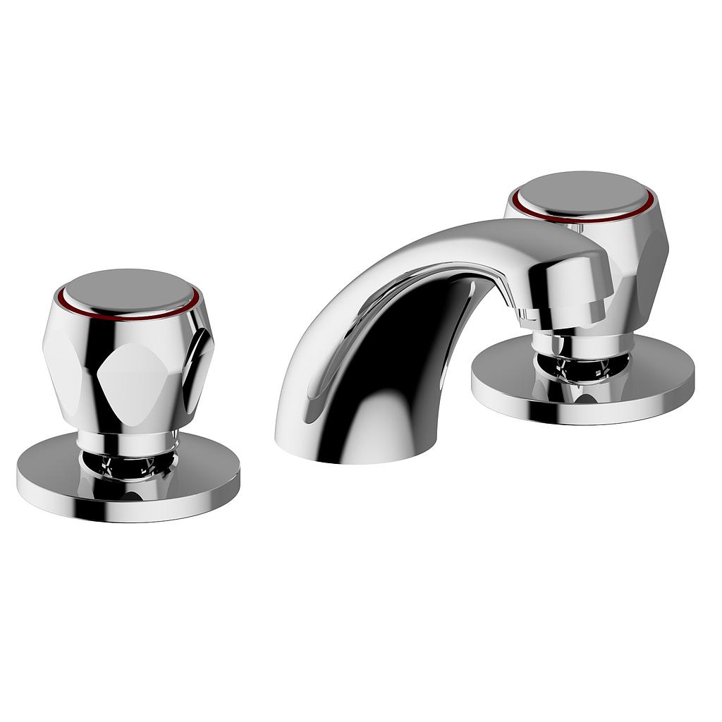 BATTERIA LAVABO CON SCARICO IRIS