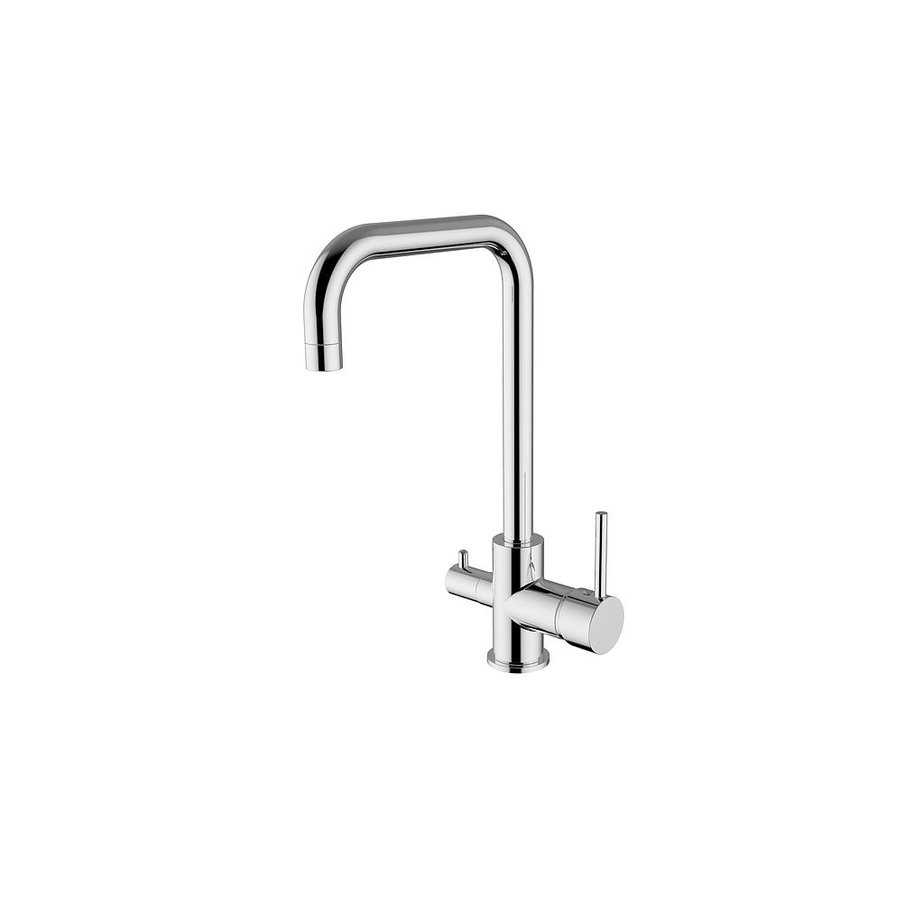 MISCELATORE LAVELLO CUCINA 3 VIE DOPPIA EROGAZIONE CR