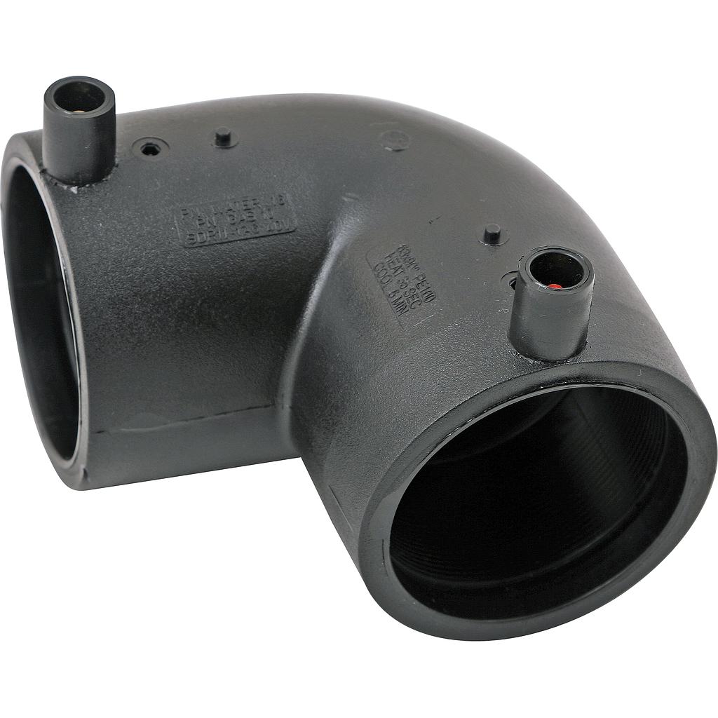 CURVA ELETTROSALDABILE A 90° D.63