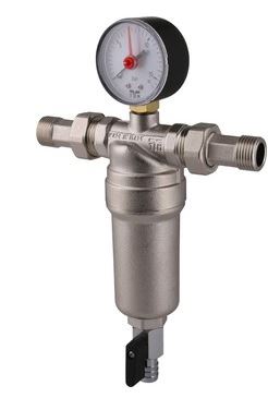 FILTRO AUTOPULENTE CON MANOMETRO 3/4"